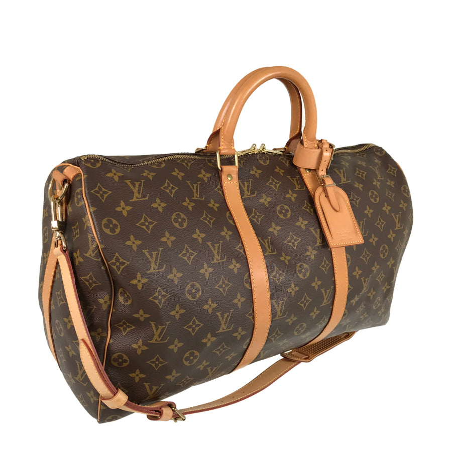 LOUIS VUITTON monogram keepall bandouliere 50 2WAY Boston bag