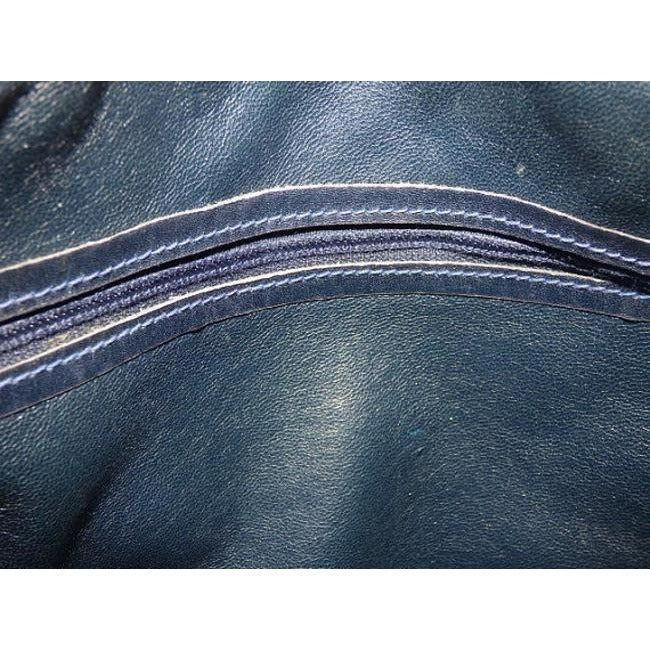 Gucci Supreme Shoulder Micro Guccissima Print Canvas Leather Body Blue Leather And Gg