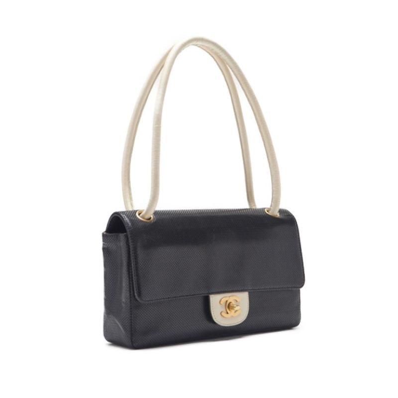 CHANEL ?CHANEL?  Bicycle Shoulder Bag Punching Glass Black  White  Shoulder Bag Mini Shoulder Bag  Bag Hybrid ? Ship? Jaipur Online