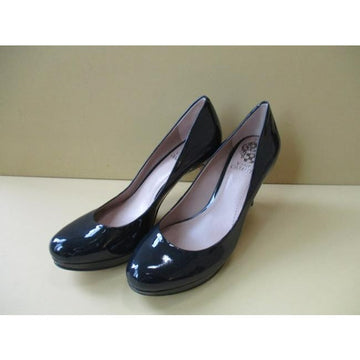 Vince Camuto Black Patent Leather Almond Toe Pumps Size Us