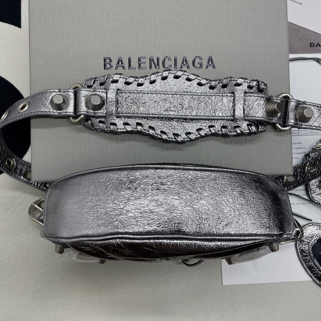 Baltlm Le Cagole XS Shoulder Bag In Grey, For Womtlm,  Bags 10.2in/26cm