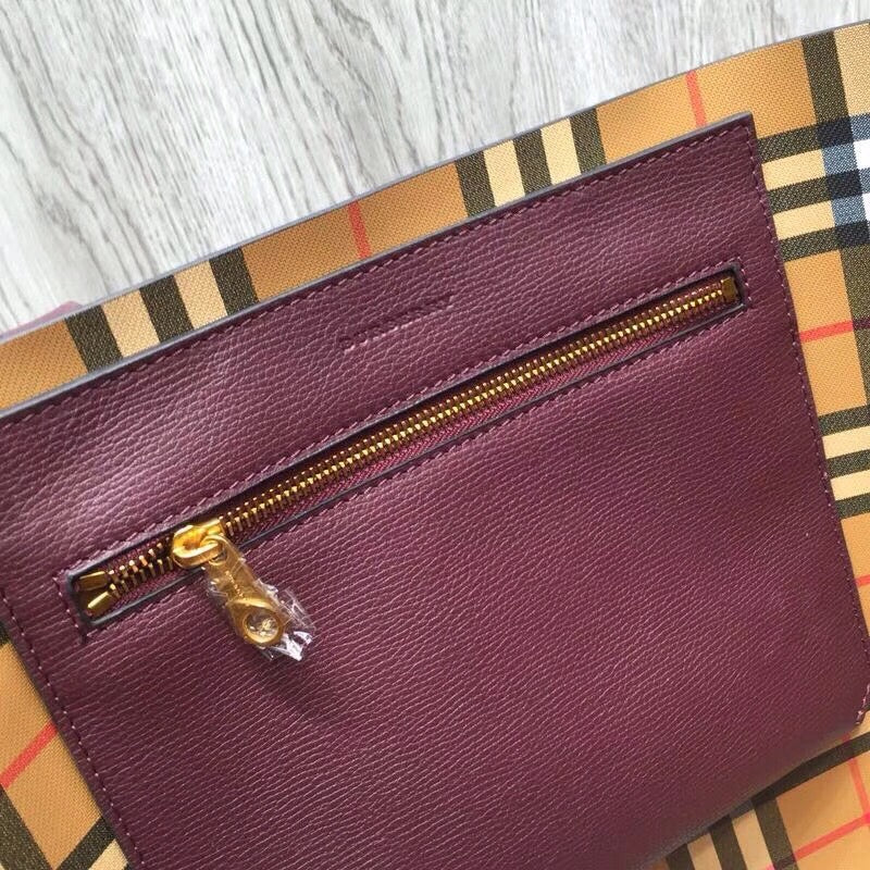 BB Small Embossed Crest Tote Purple For Womtlm, Bags 13.8in/35cm