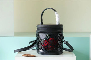 LV Cannes Monogram Lace Black For Womtlm, Womtlm’s Bags, Shoulder And Crossbody Bags 6.7in/17cm LV M20363