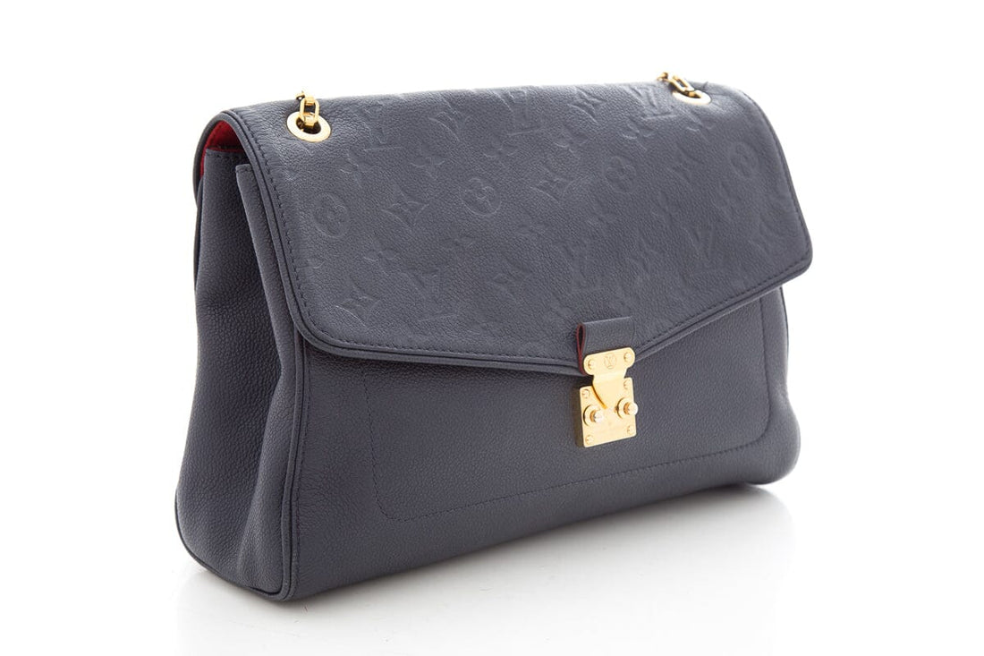 Louis Vuitton 2016 Navy Monogram Saint Germain MM HandBag