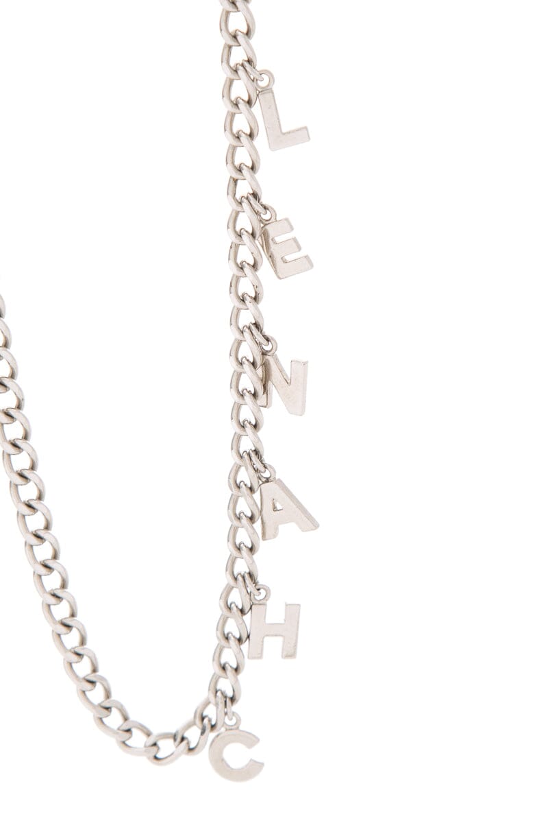 Chanel 2006 Silver Chain Letter Charm Belt