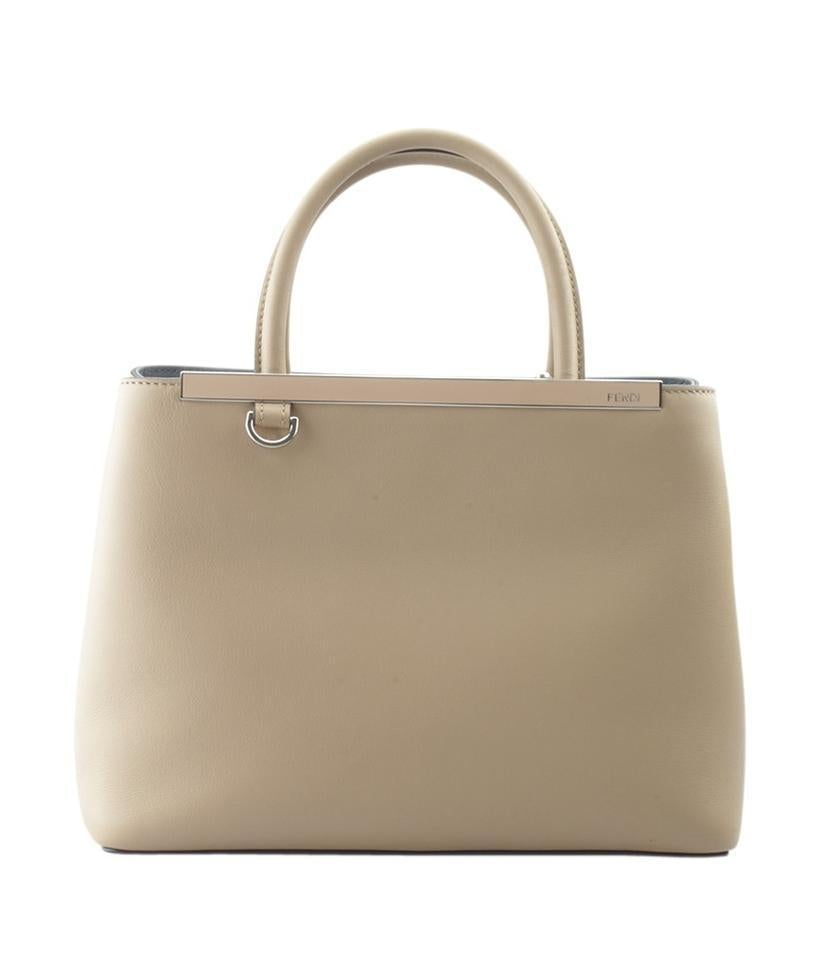 Fendi Beige Leather Tote