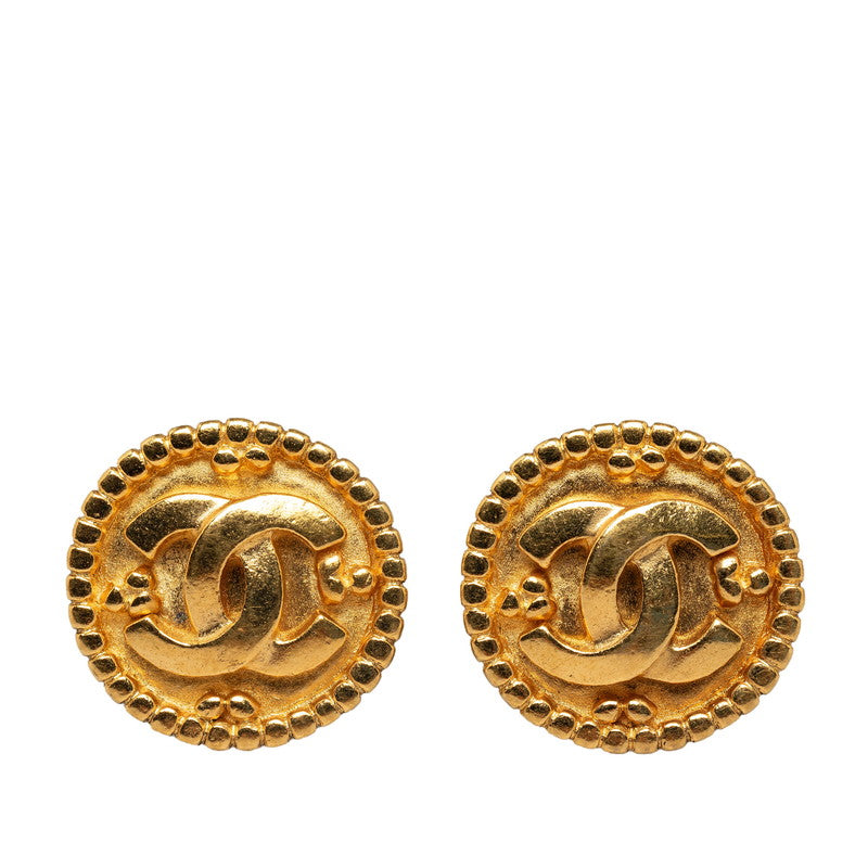Chanel Vintage Coco Milgreen Earring G   Chanel
