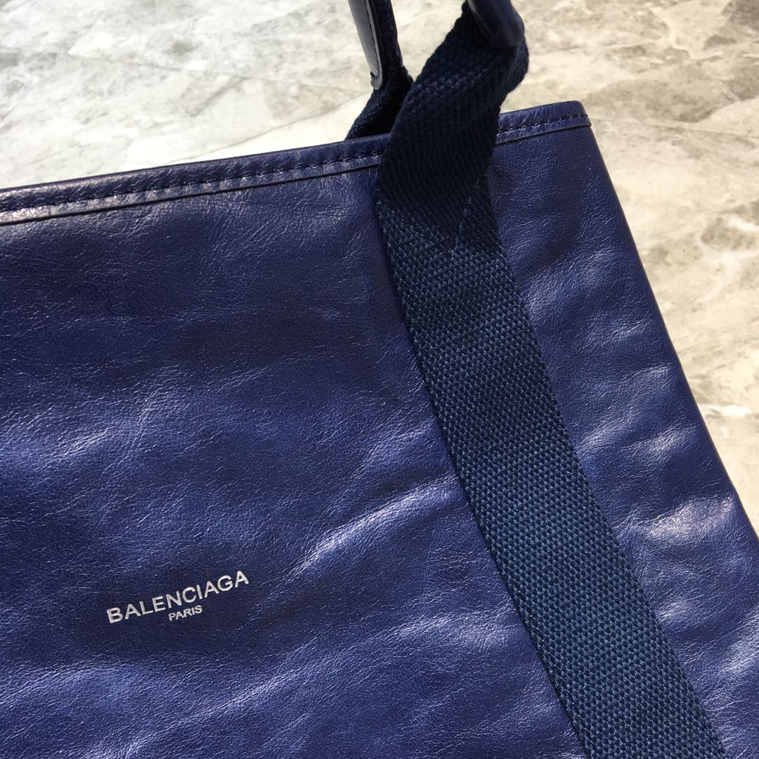 Baltlm Navy Medium Cabas Tote Bag In Blue, For Womtlm,  Bags 14.1in/36cm