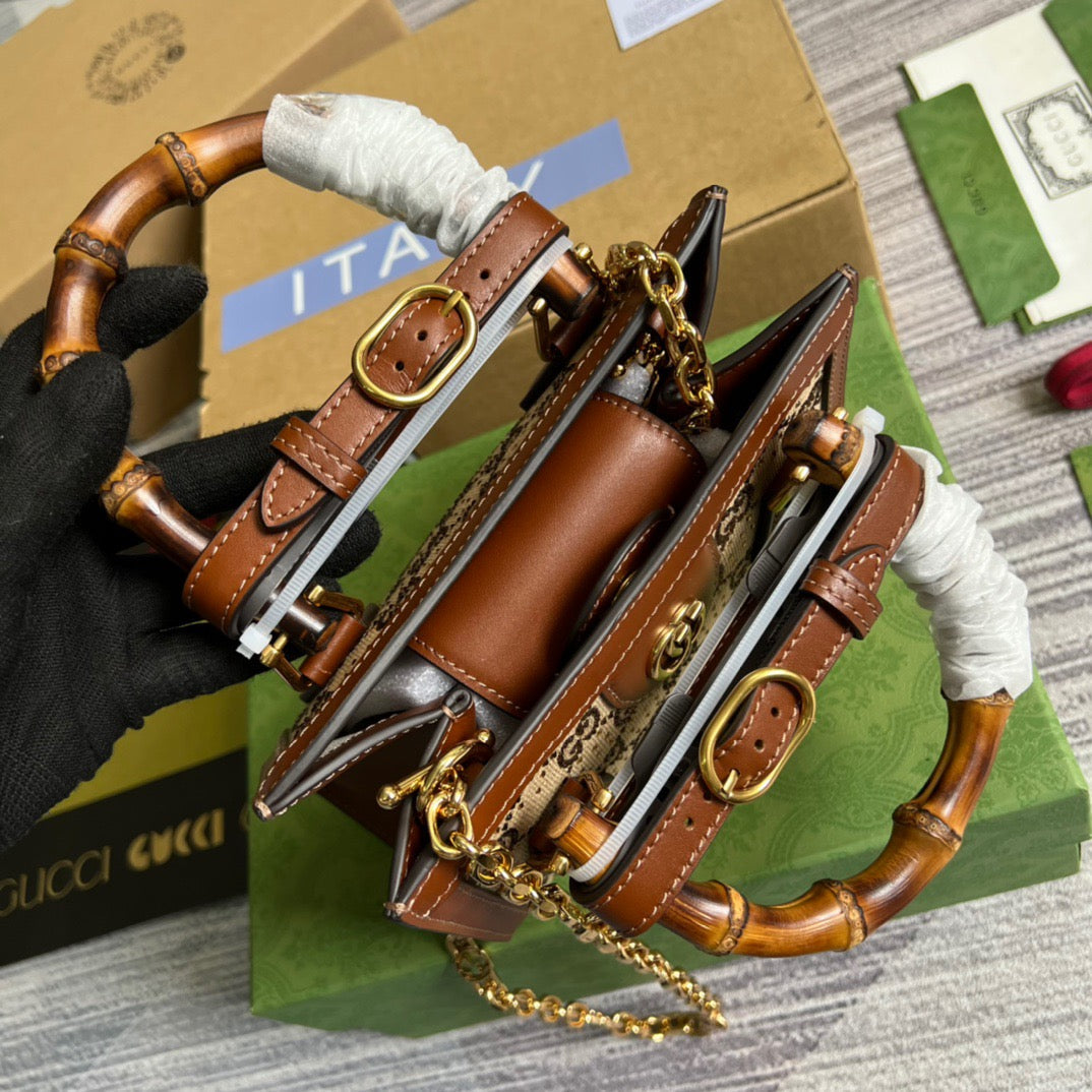 gg Diana Mini Tote Bag Beige For Womtlm, Womtlm&#8217;s Bags 7.9in/20cm gg