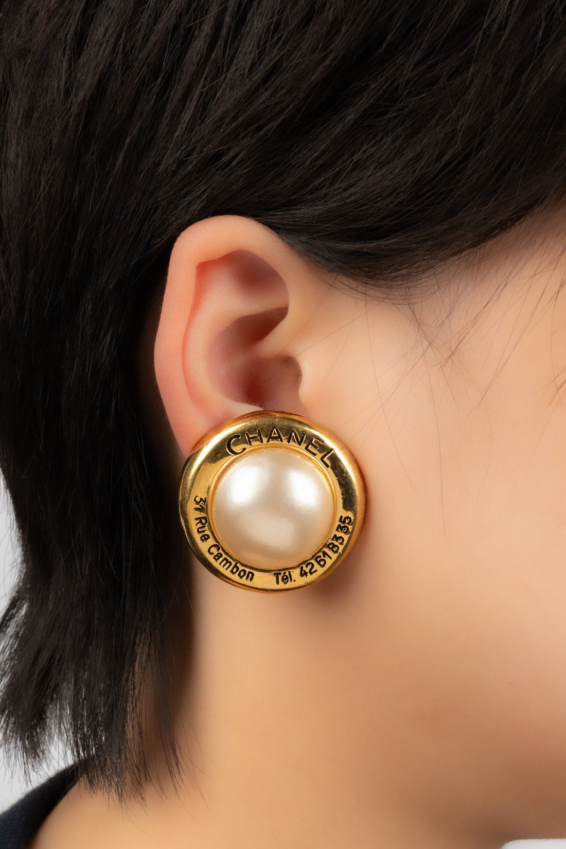 Boucles d'oreilles Chanel 1985s