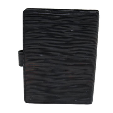LOUIS VUITTON Epi Agenda PM Day Planner Cover Black R20052 LV Auth fm3483