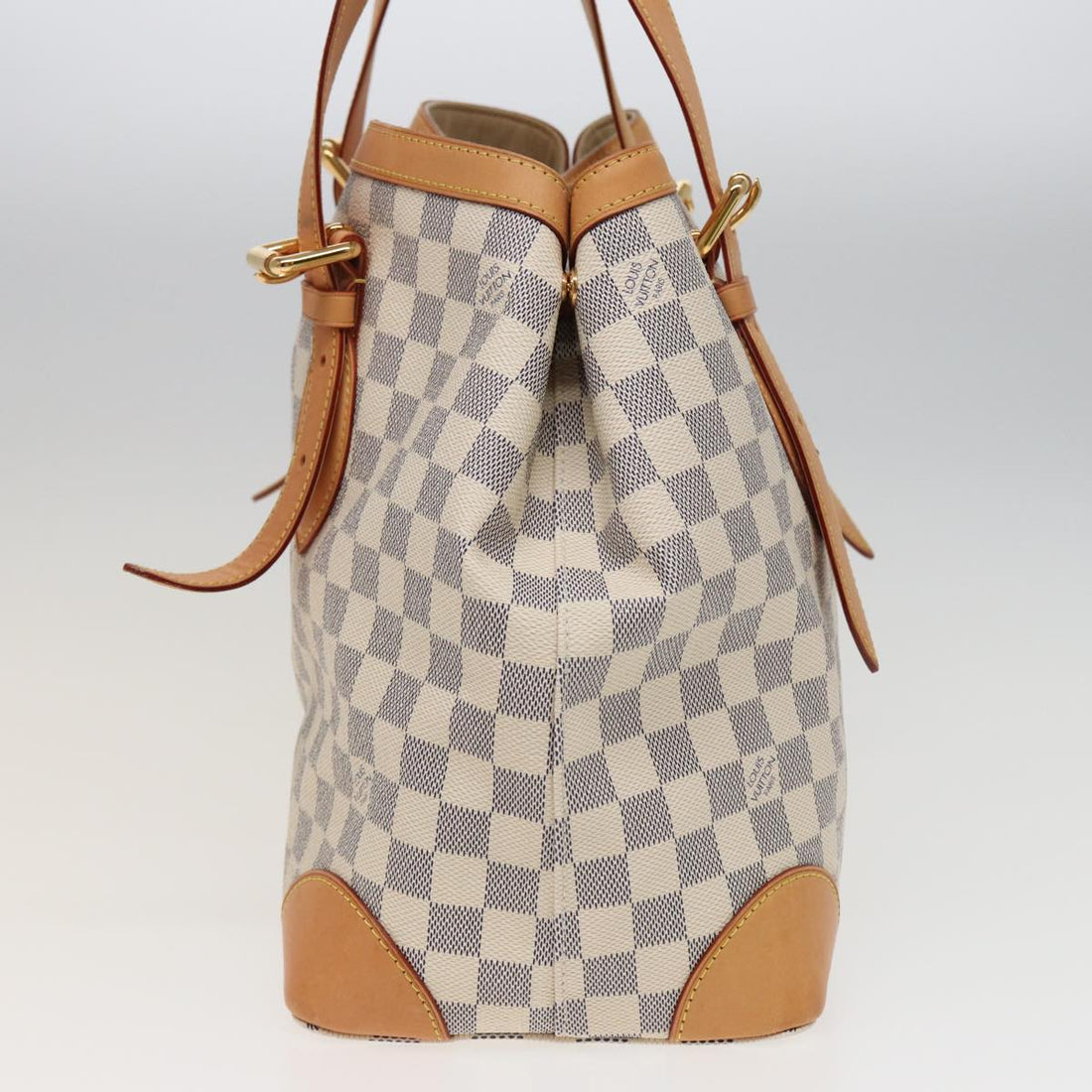 LOUIS VUITTON Damier Azur Hampstead MM Tote Bag N51206 LV Auth fm3531A