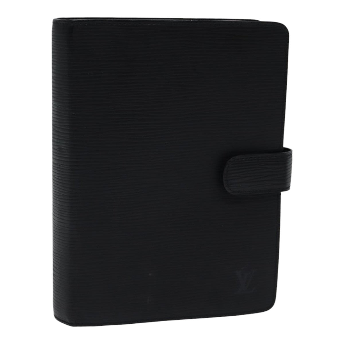 LOUIS VUITTON Epi Agenda MM Day Planner Cover Black R20042 LV Auth fm3763