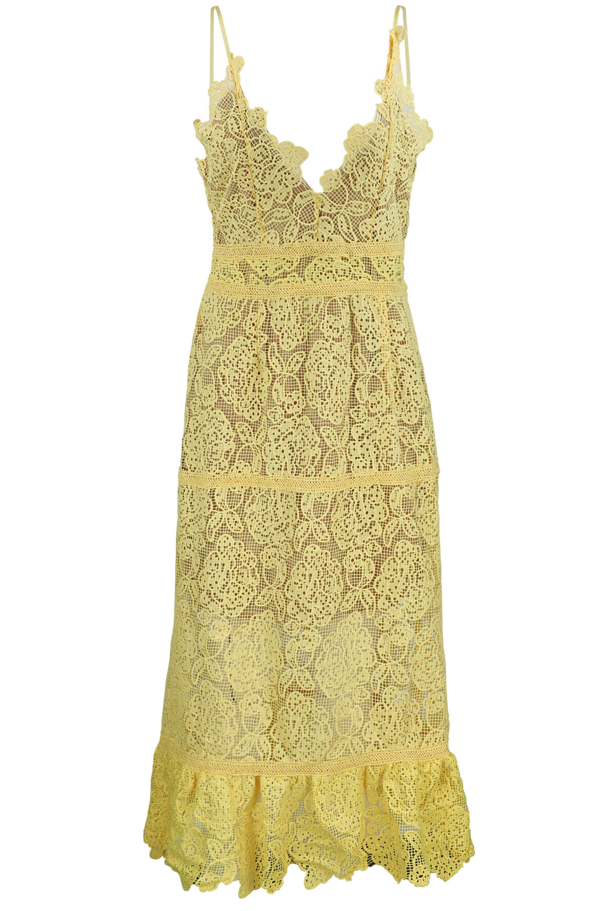 Yellow Marjorie Midi Dress