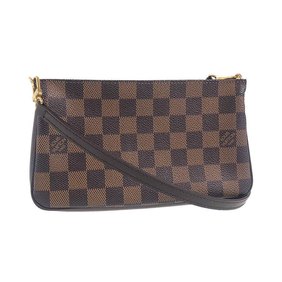 LOUIS VUITTON Attached strap missing item Optional shoulder strap included Pouch