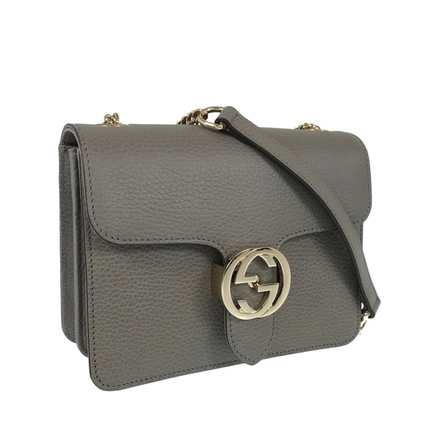 GUCCI Interlocking G Chain Shoulder Shoulder Bag
