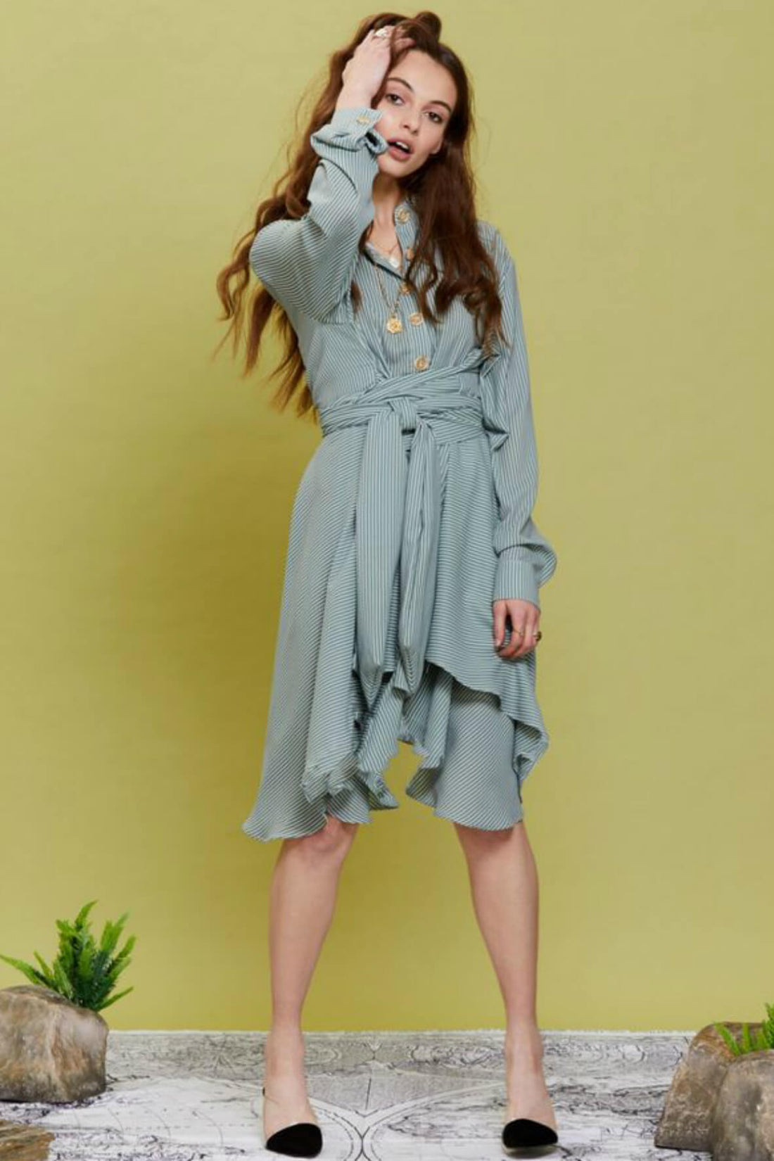 Earth Hour Wrap Dress