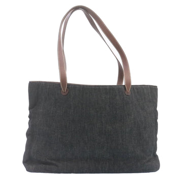 Chanel COCO Mark Tote Bag Canvas Black CC  am1481gA