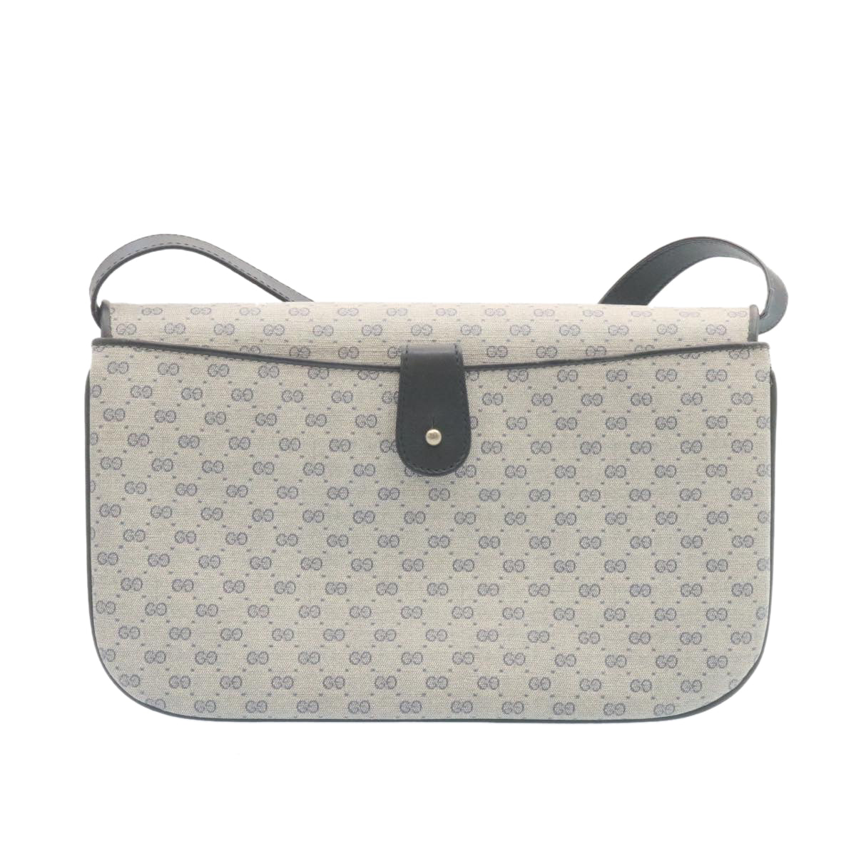 GUCCI Micro GG Canvas Shoulder Bag Navy  am1865g