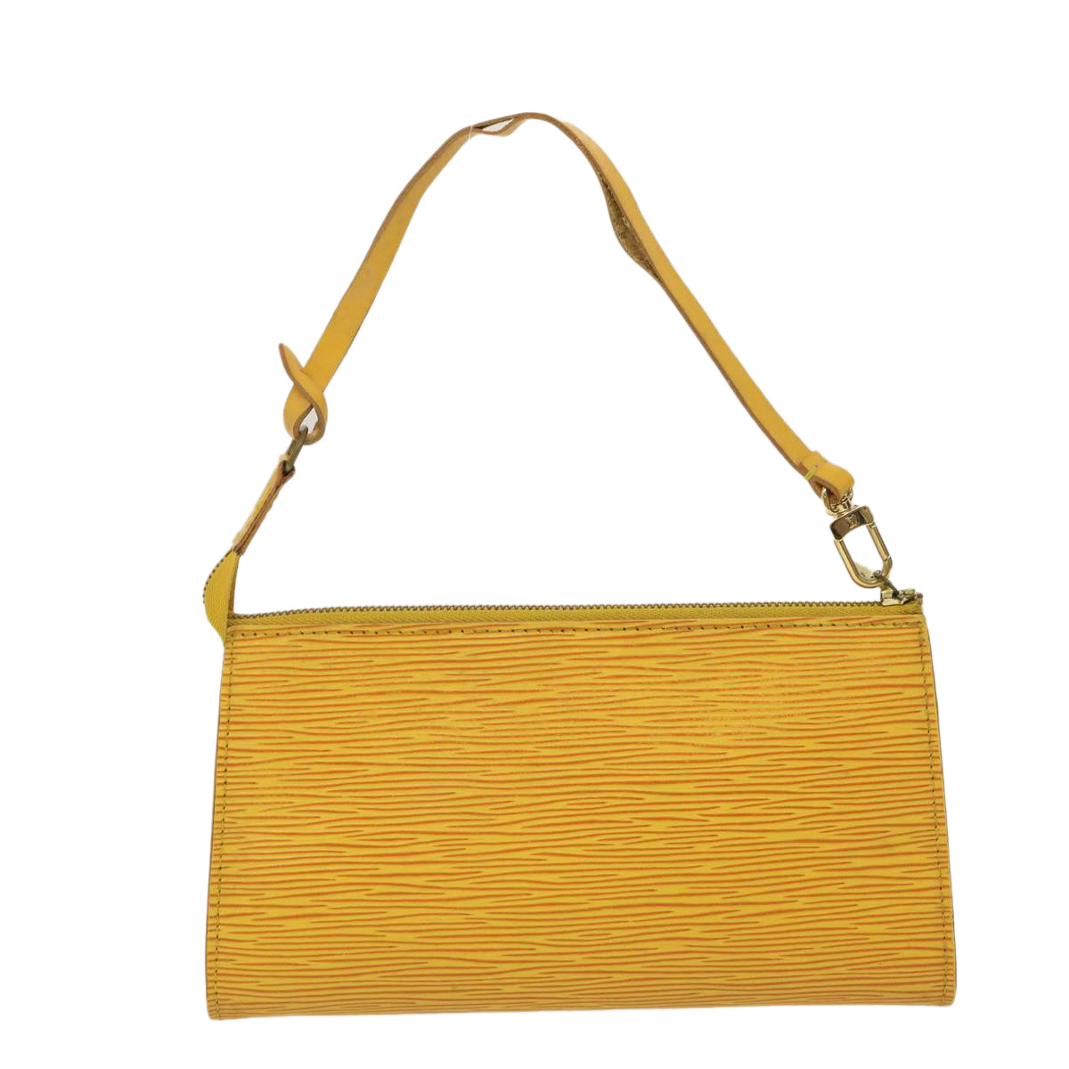 LOUIS VUITTON Epi Pochette Accessoires Pouch Yellow M52989 LV Auth am2512g
