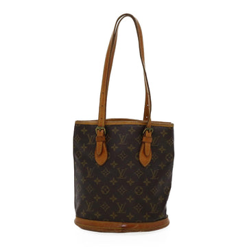 LOUIS VUITTON Monogram Bucket PM Shoulder Bag M42238 LV Auth am2619g