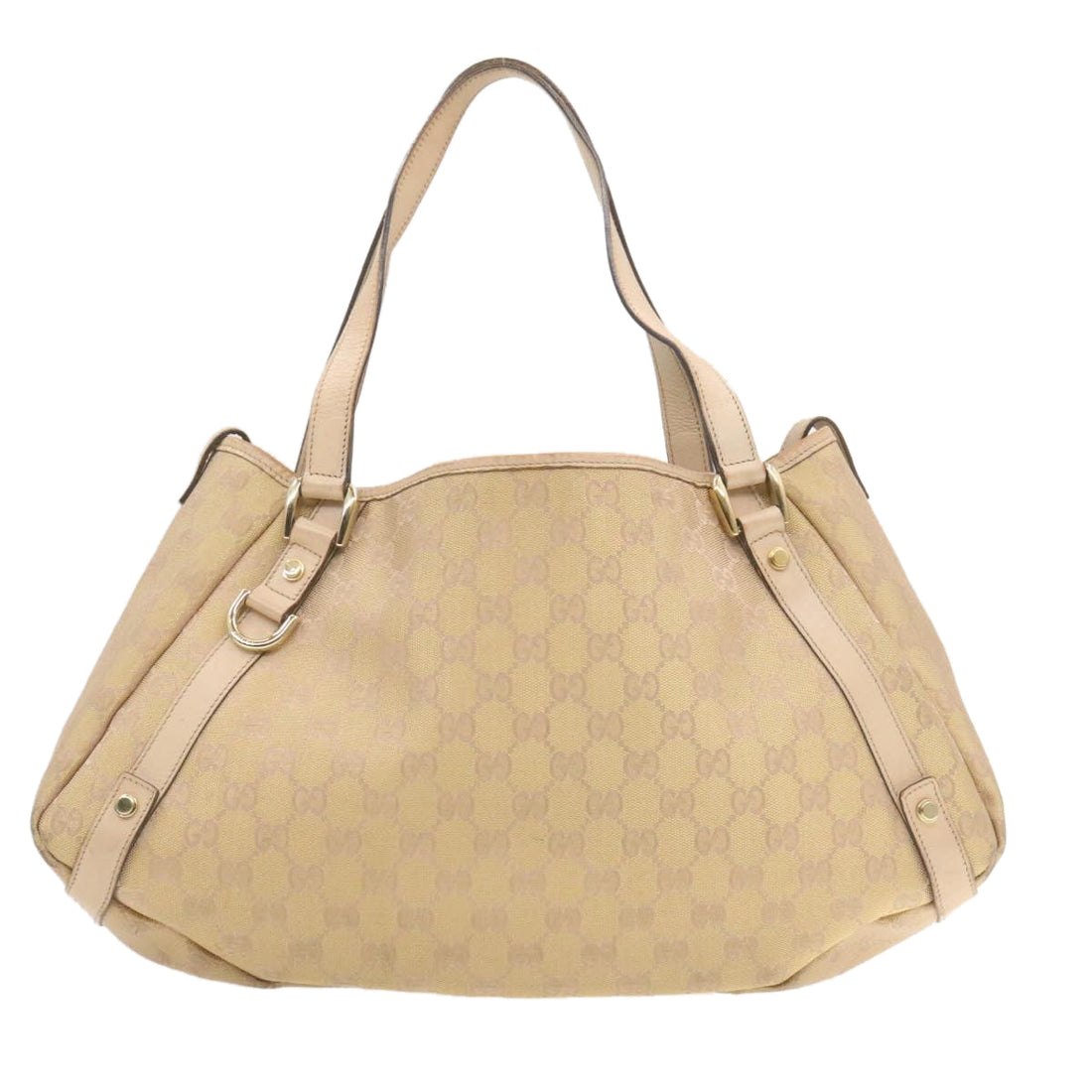 GUCCI GG Canvas Shoulder Bag Nylon Pink Gold  am427g
