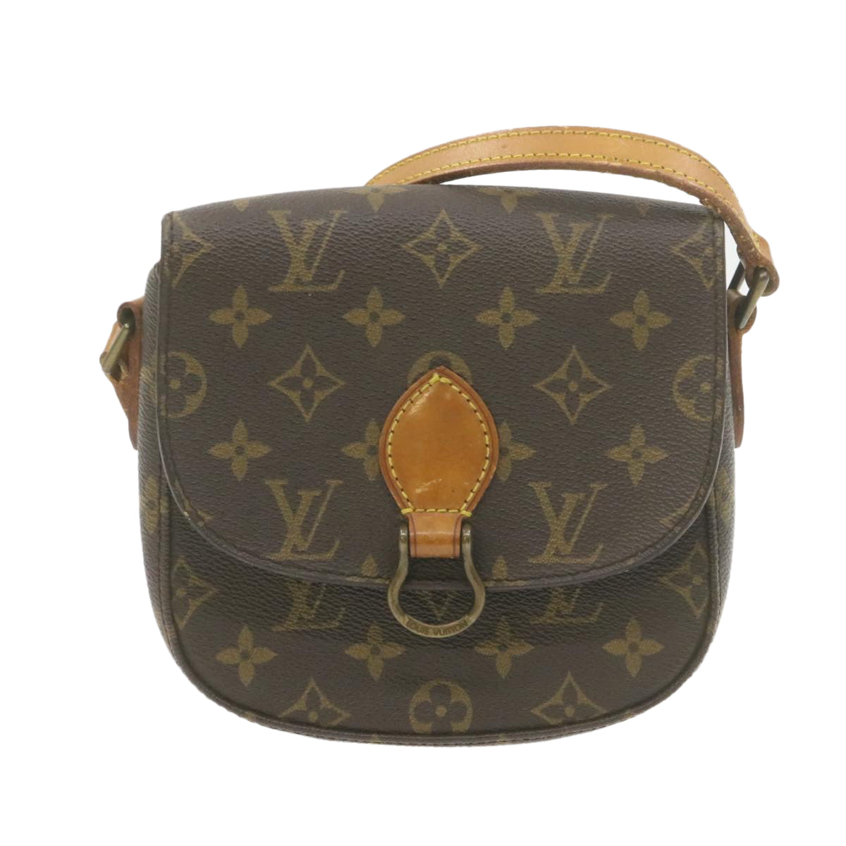 LOUIS VUITTON Monogram Saint Cloud PM Shoulder Bag M51244 LV Auth am608g