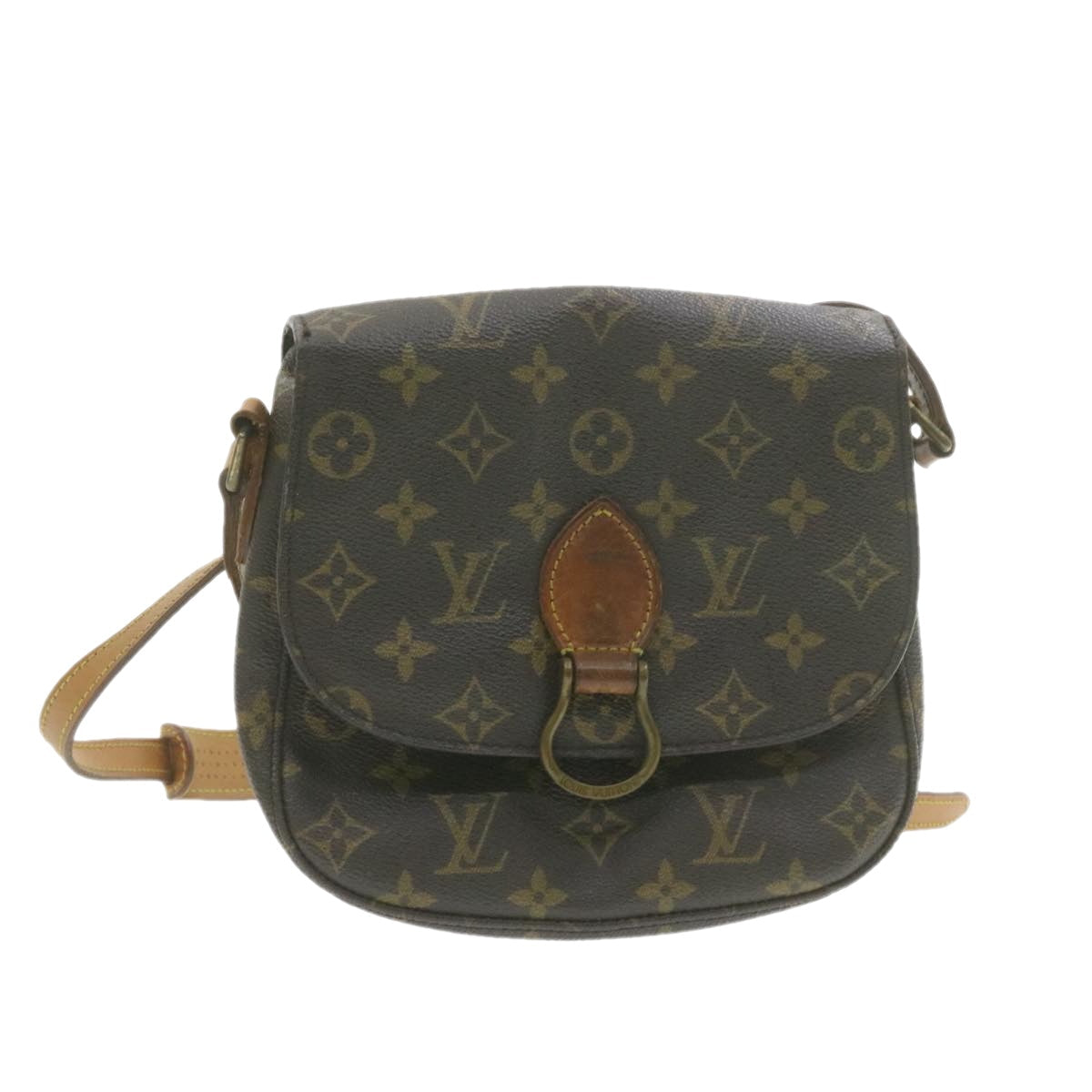 LOUIS VUITTON Monogram Saint Cloud MM Shoulder Bag M51243 LV Auth am937g