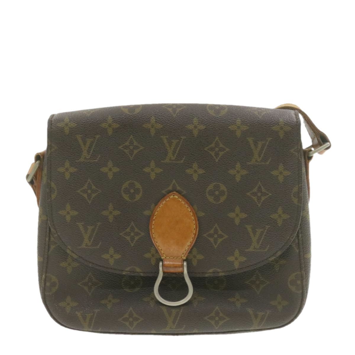 LOUIS VUITTON Monogram Saint Cloud GM Shoulder Bag M51242 LV Auth am947g