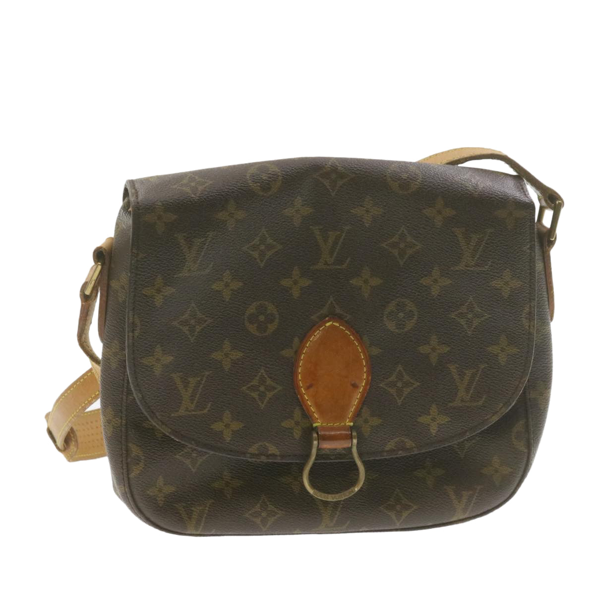 LOUIS VUITTON Monogram Saint Cloud GM Shoulder Bag M51242 LV Auth am978g