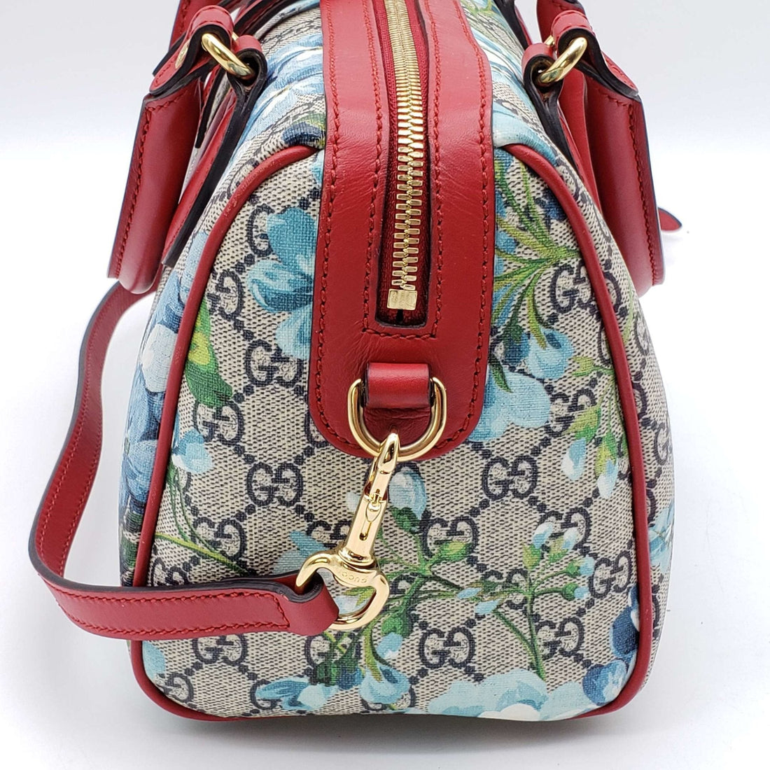 Gucci Blooms Boston Canvas Crossbody Bag