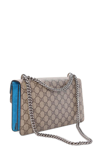 Dionysus GG Supreme Small Shoulder Bag Blue