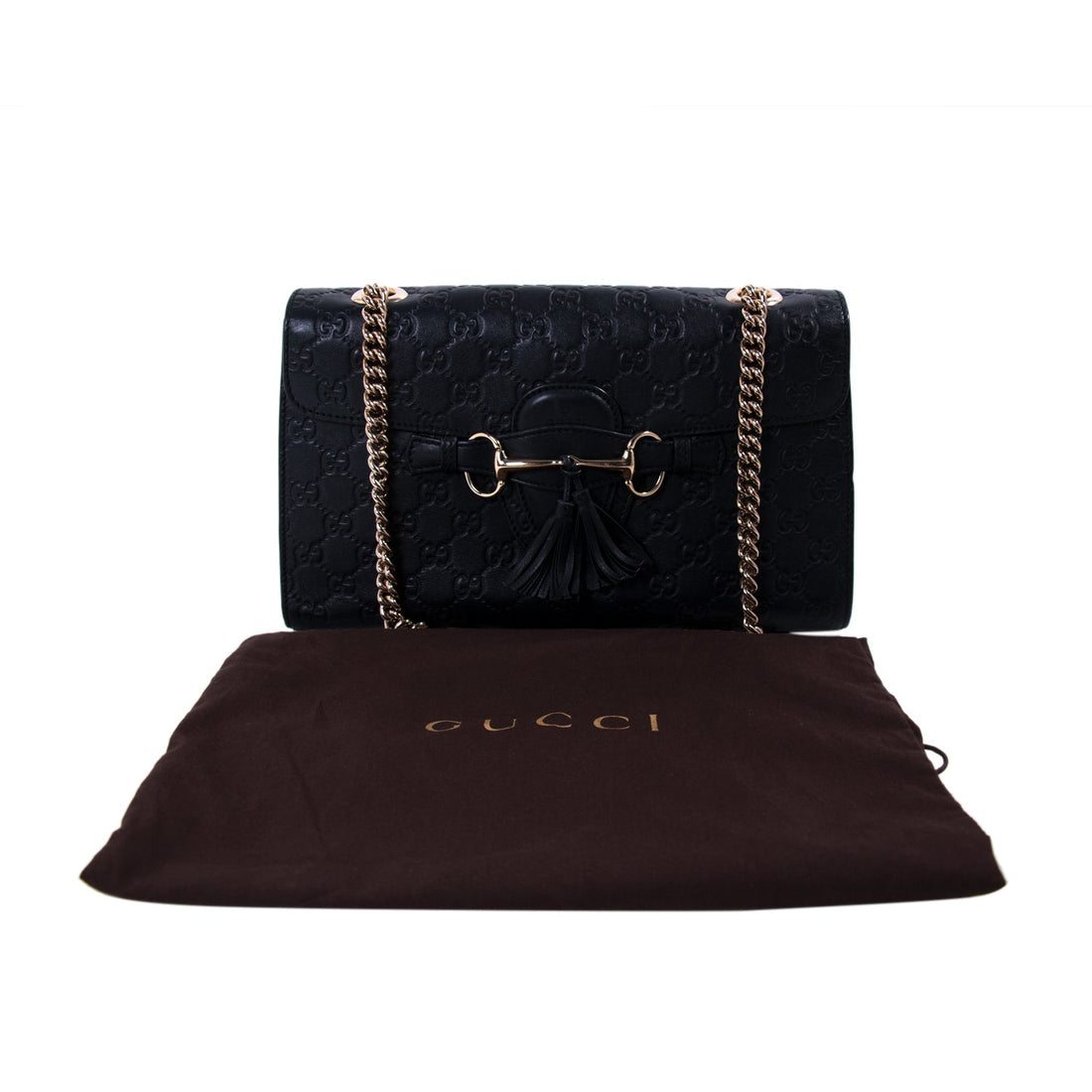 Gucci Guccissima Emily Medium Shoulder Bag