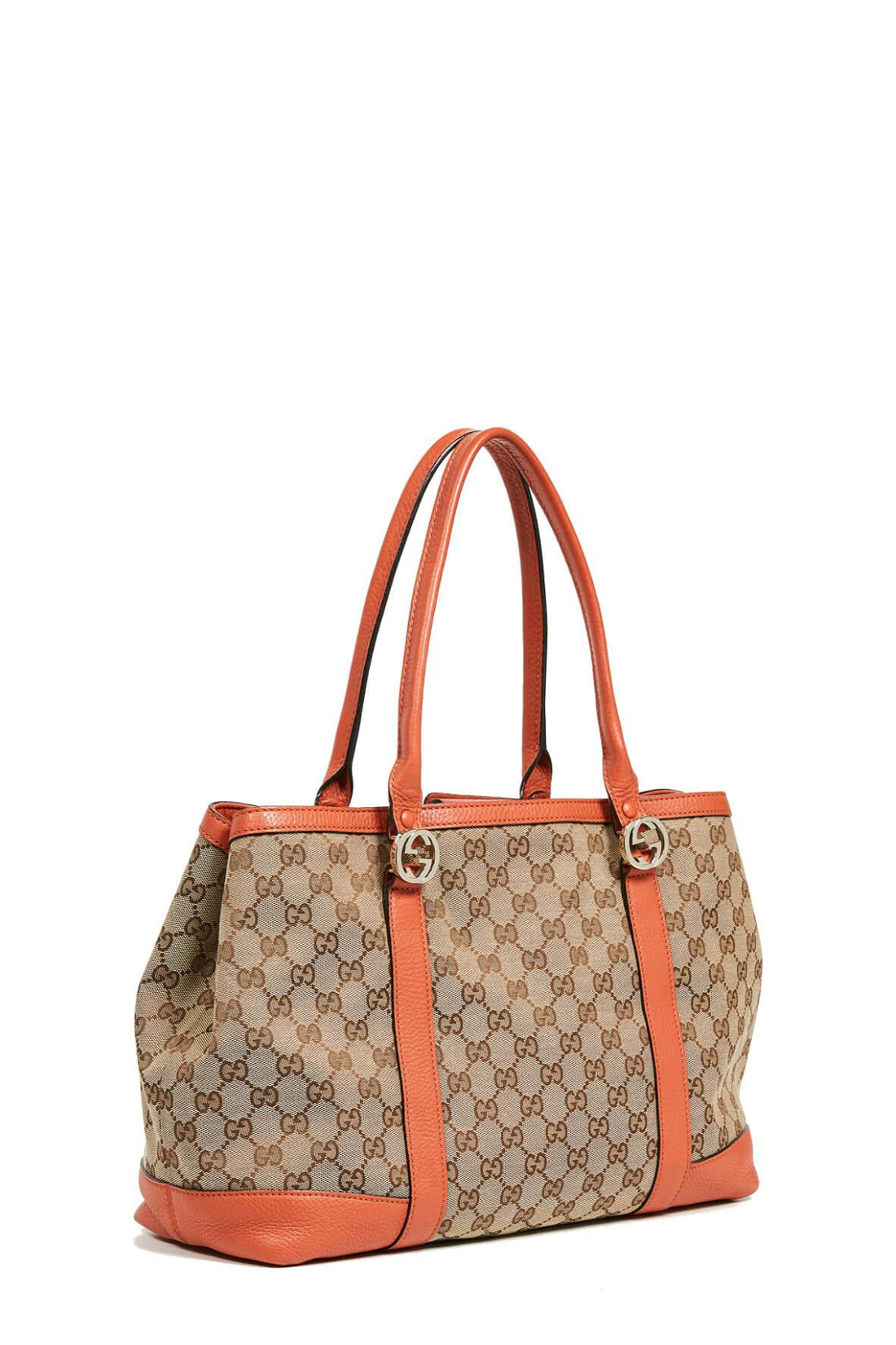 GG Canvas Tote Orange