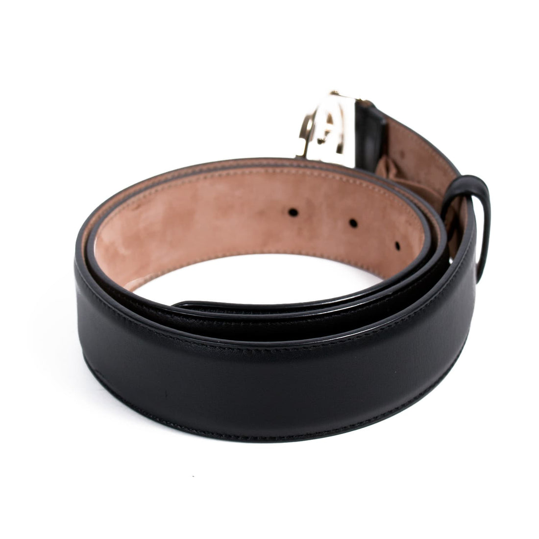 Gucci GG Interlocking Leather Belt