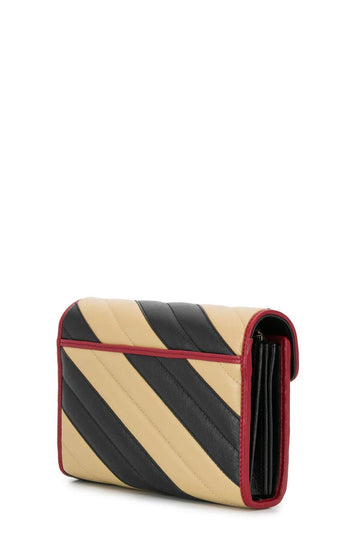 GG Marmont Chain Shoulder Bag Beige Black