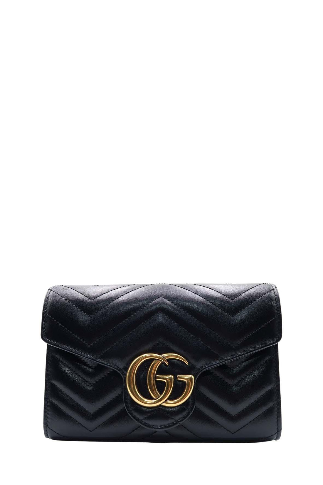 GG Marmont Matelasse Mini Crossbody Bag Black