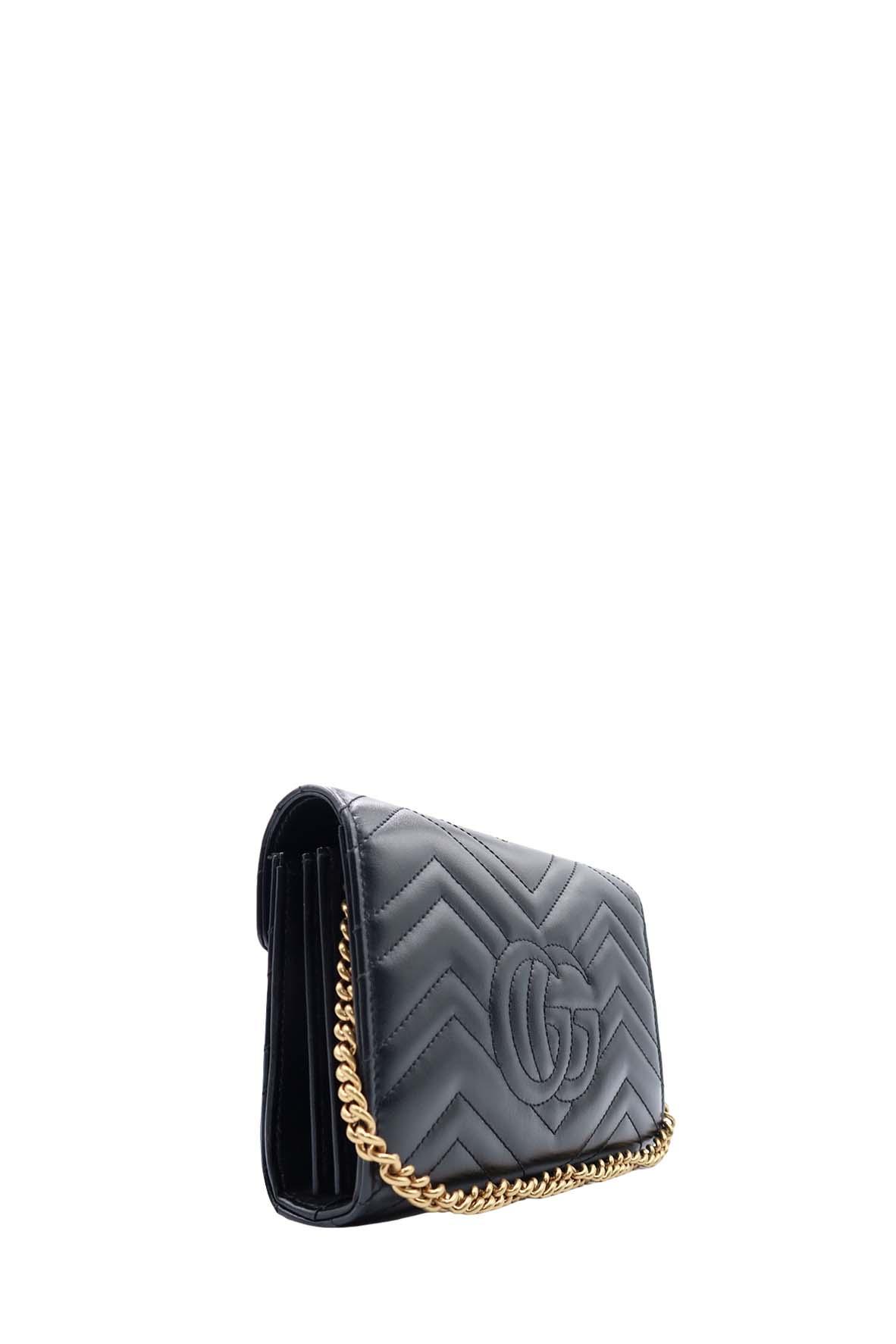 GG Marmont Matelasse Mini Crossbody Bag Black