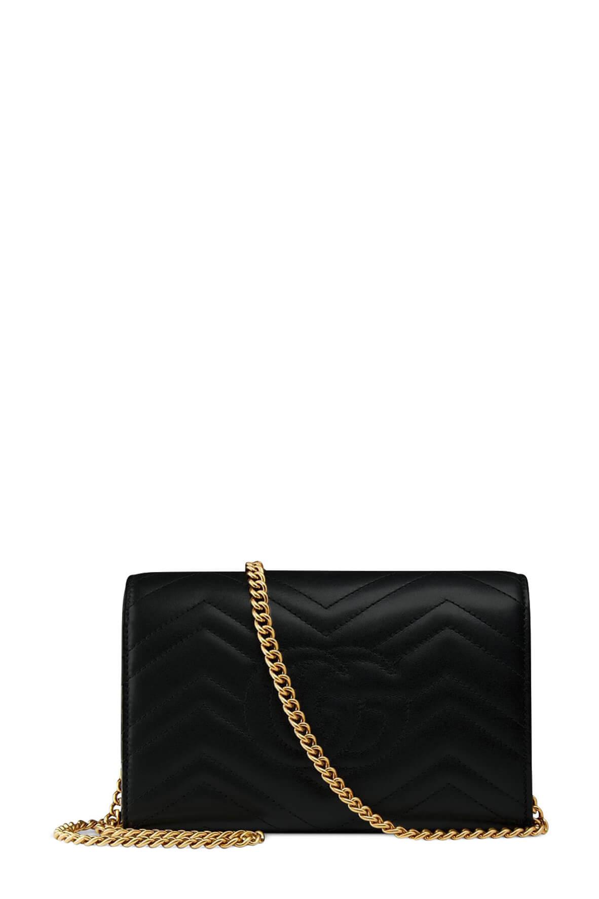 GG Marmont Matelasse Mini Shoulder Bag Black