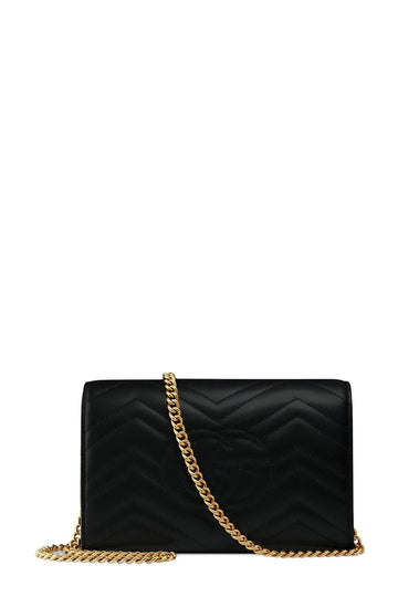 GG Marmont Matelasse Mini Shoulder Bag Black