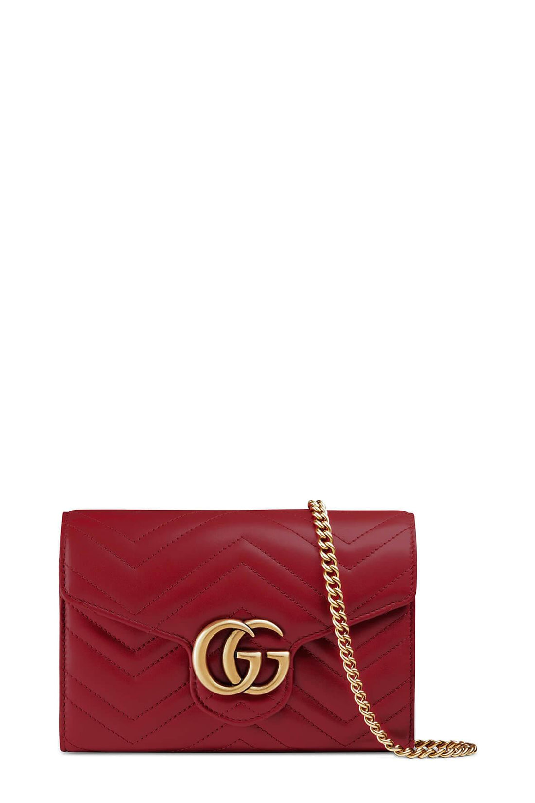 GG Marmont Matelasse Mini Shoulder Bag Red