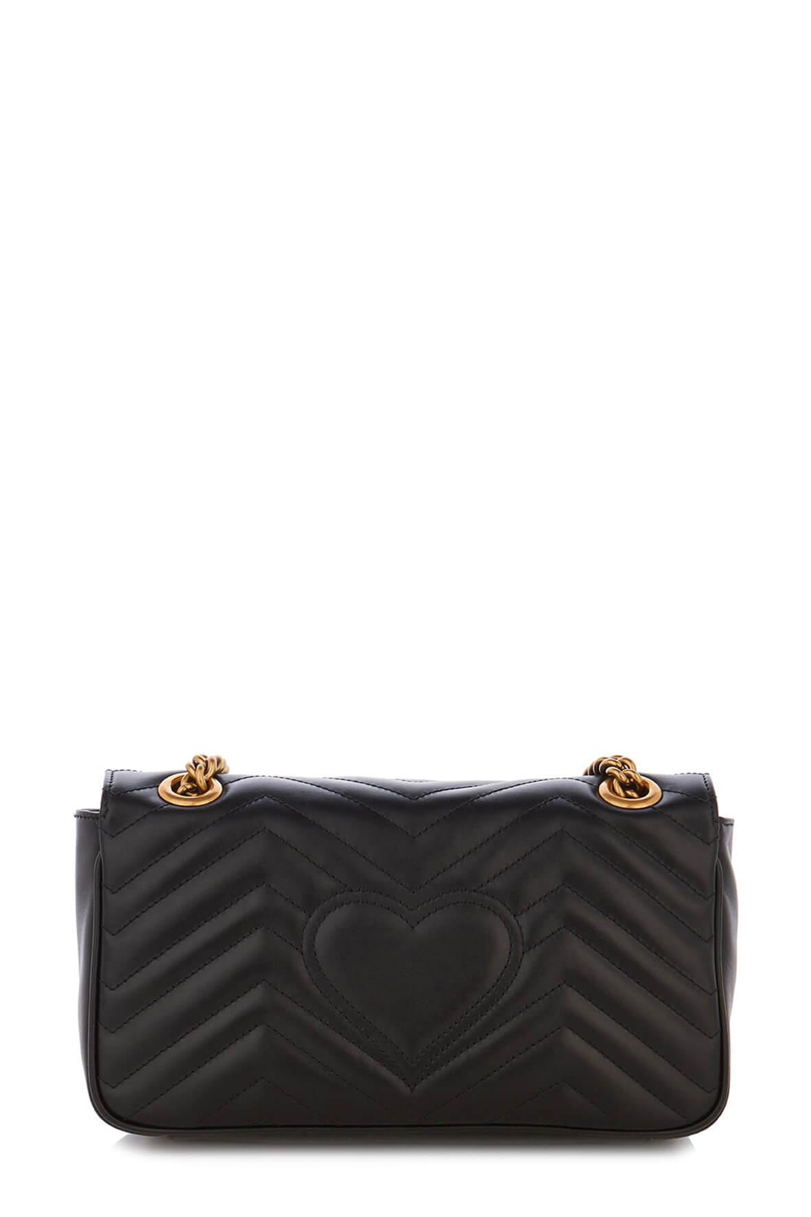 GG Marmont Small Matelasse Shoulder Bag Black
