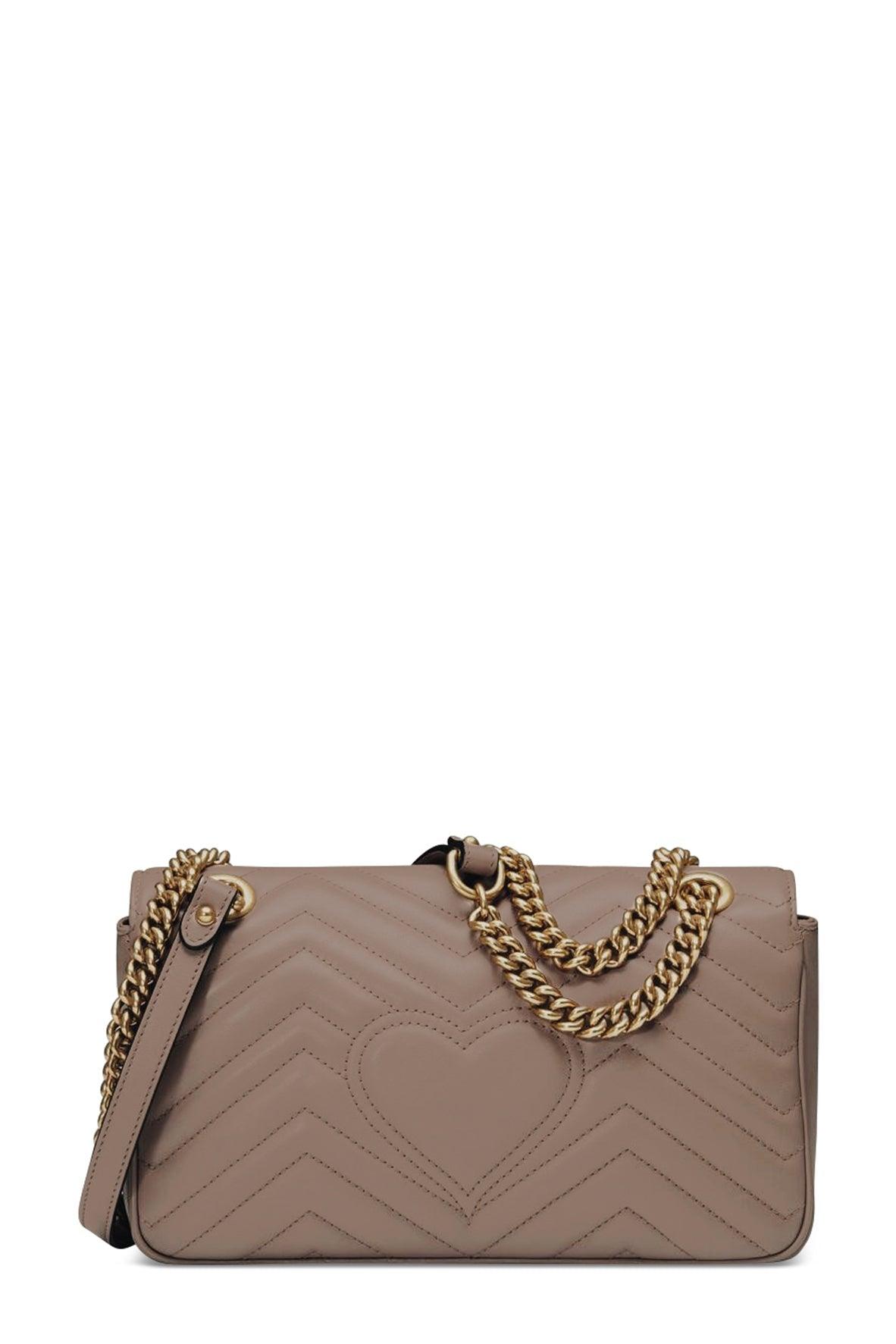 GG Marmont Small Matelasse Shoulder Bag Dusty Pink