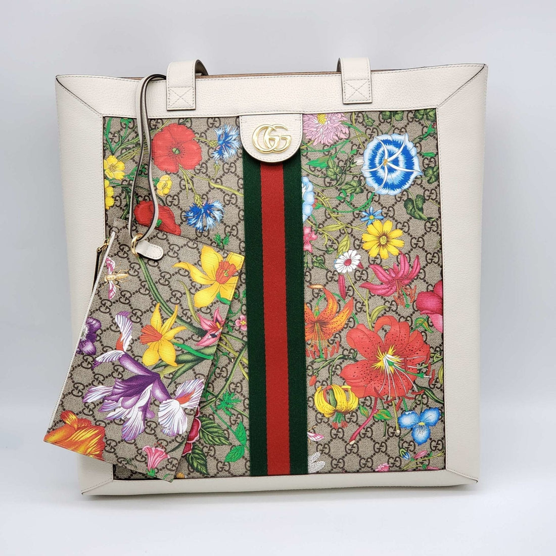 Gucci GG Ophidia Flora Large Tote Bag Brand New