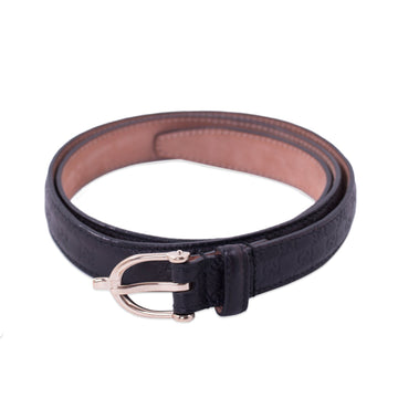 Gucci Guccissima Leather Waist Belt