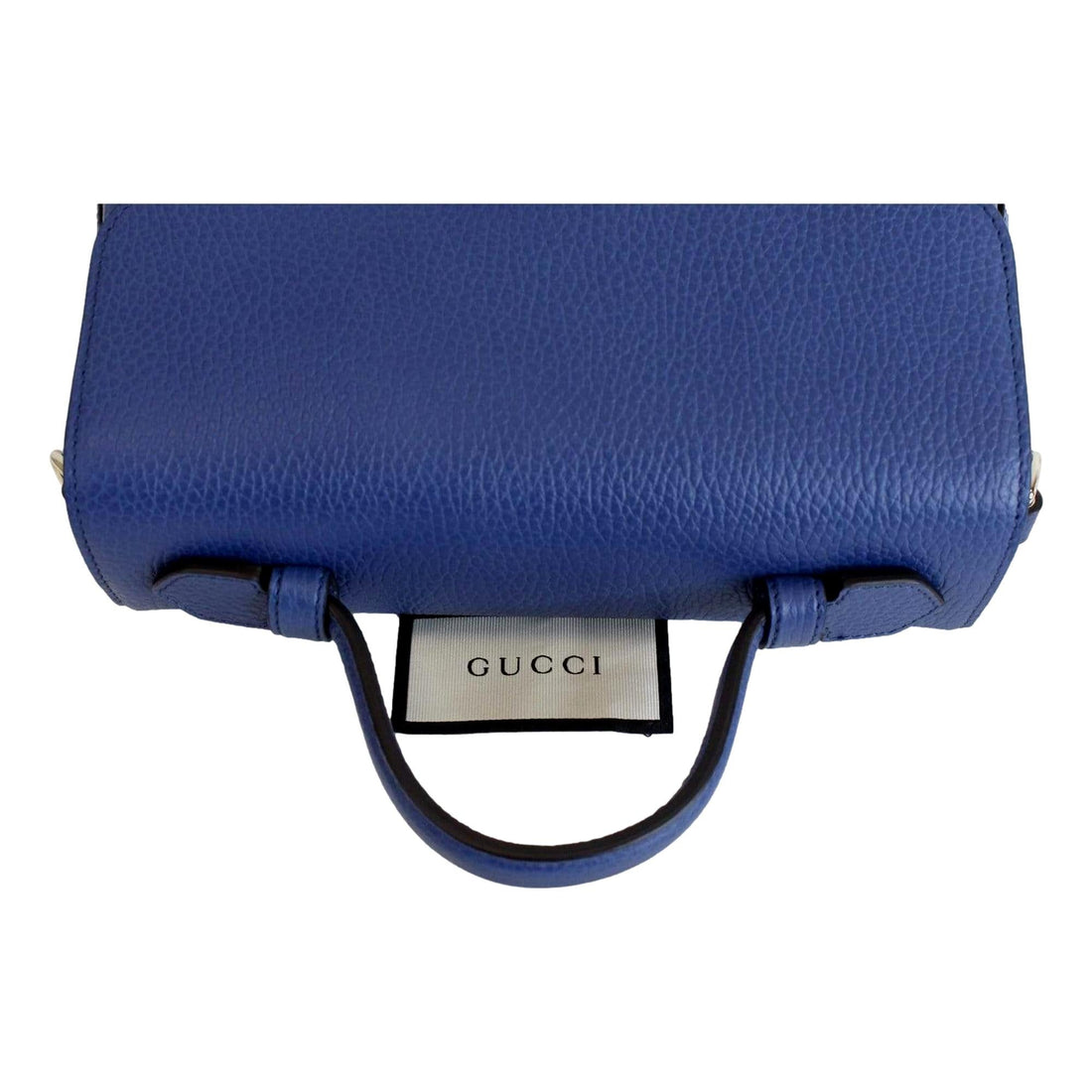 Gucci Interlocking G Caspian Blue Leather Chain Shoulder Bag 510302