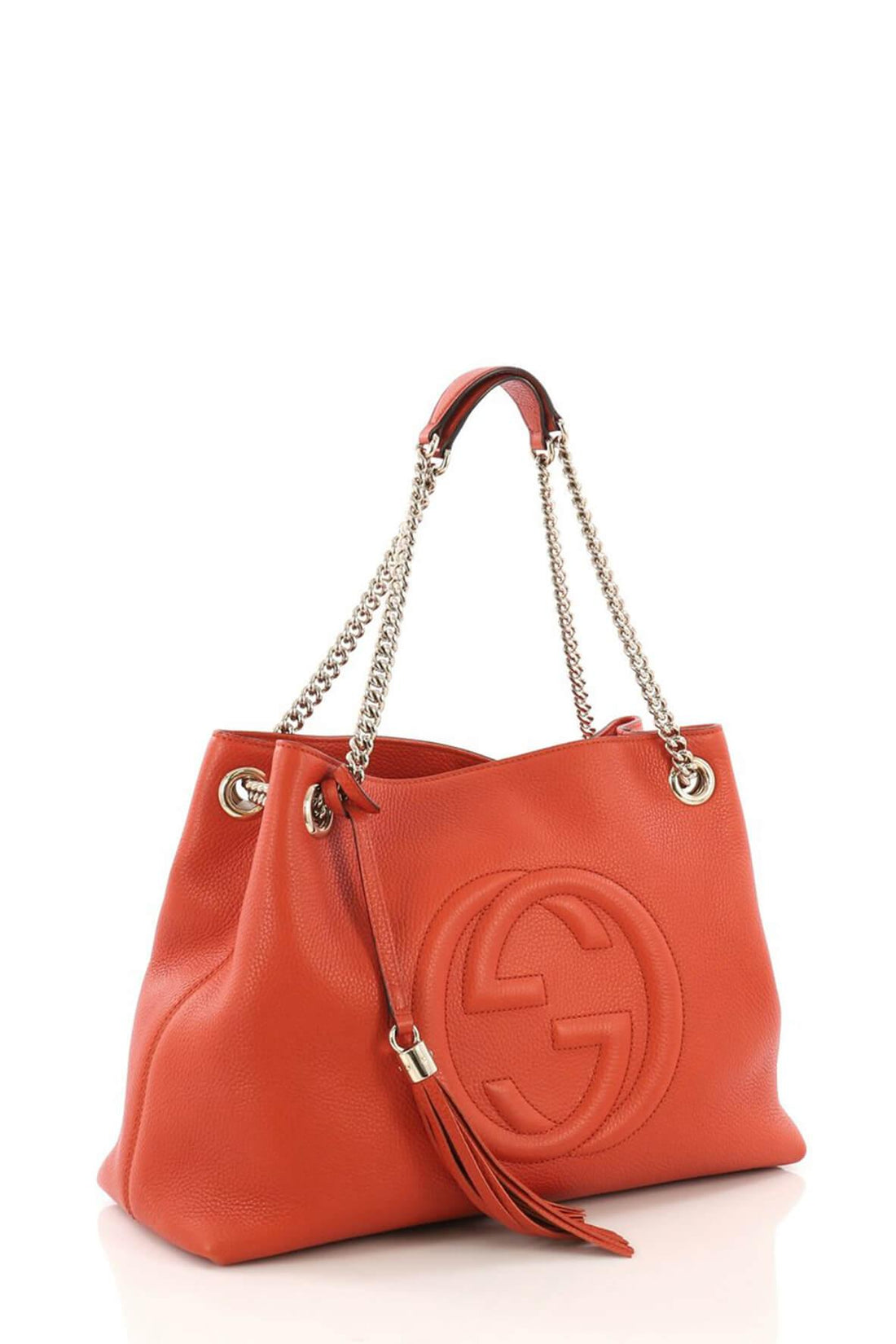 Medium Soho Chain Shoulder Bag Orange