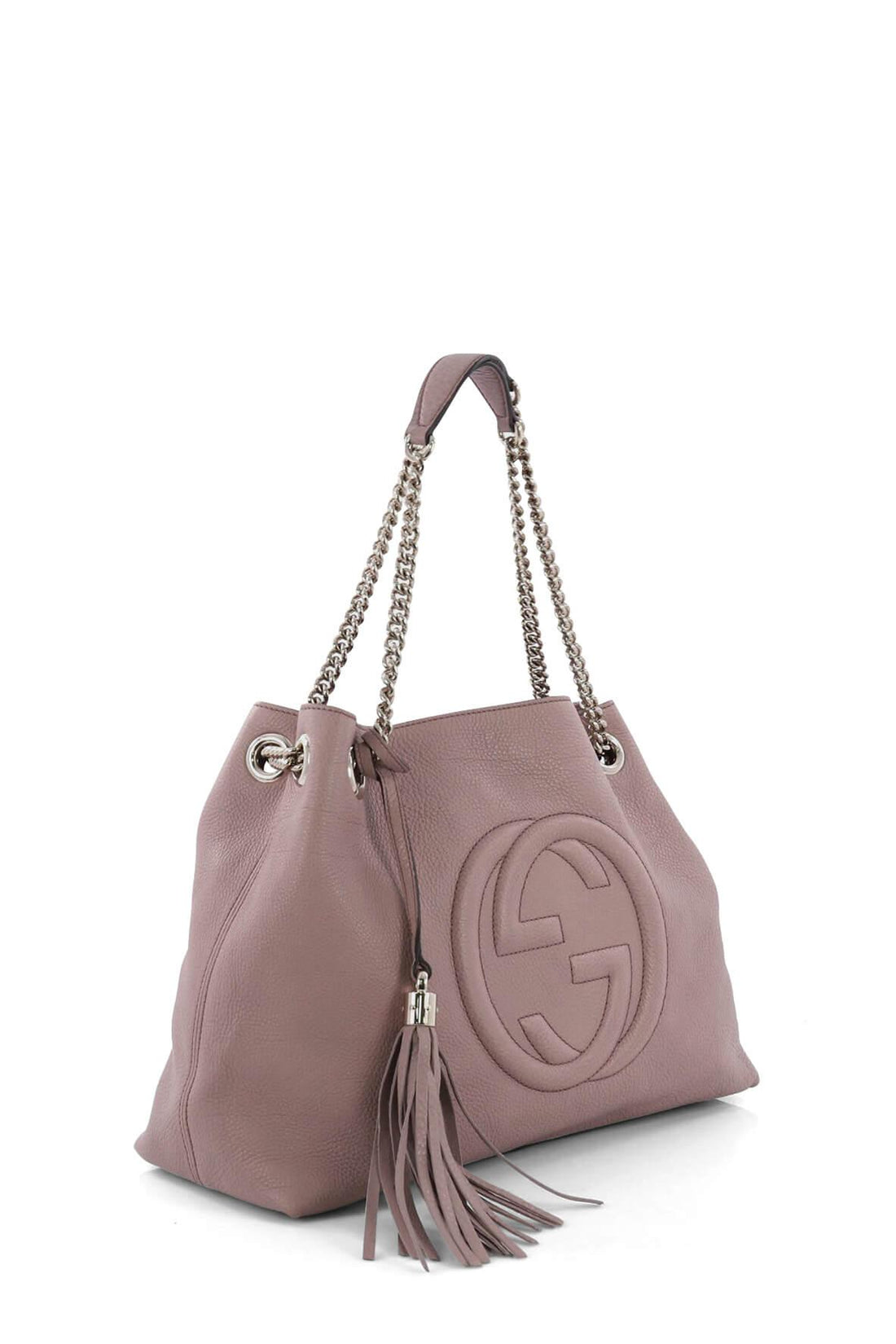 Medium Soho Chain Shoulder Bag Pale Blush