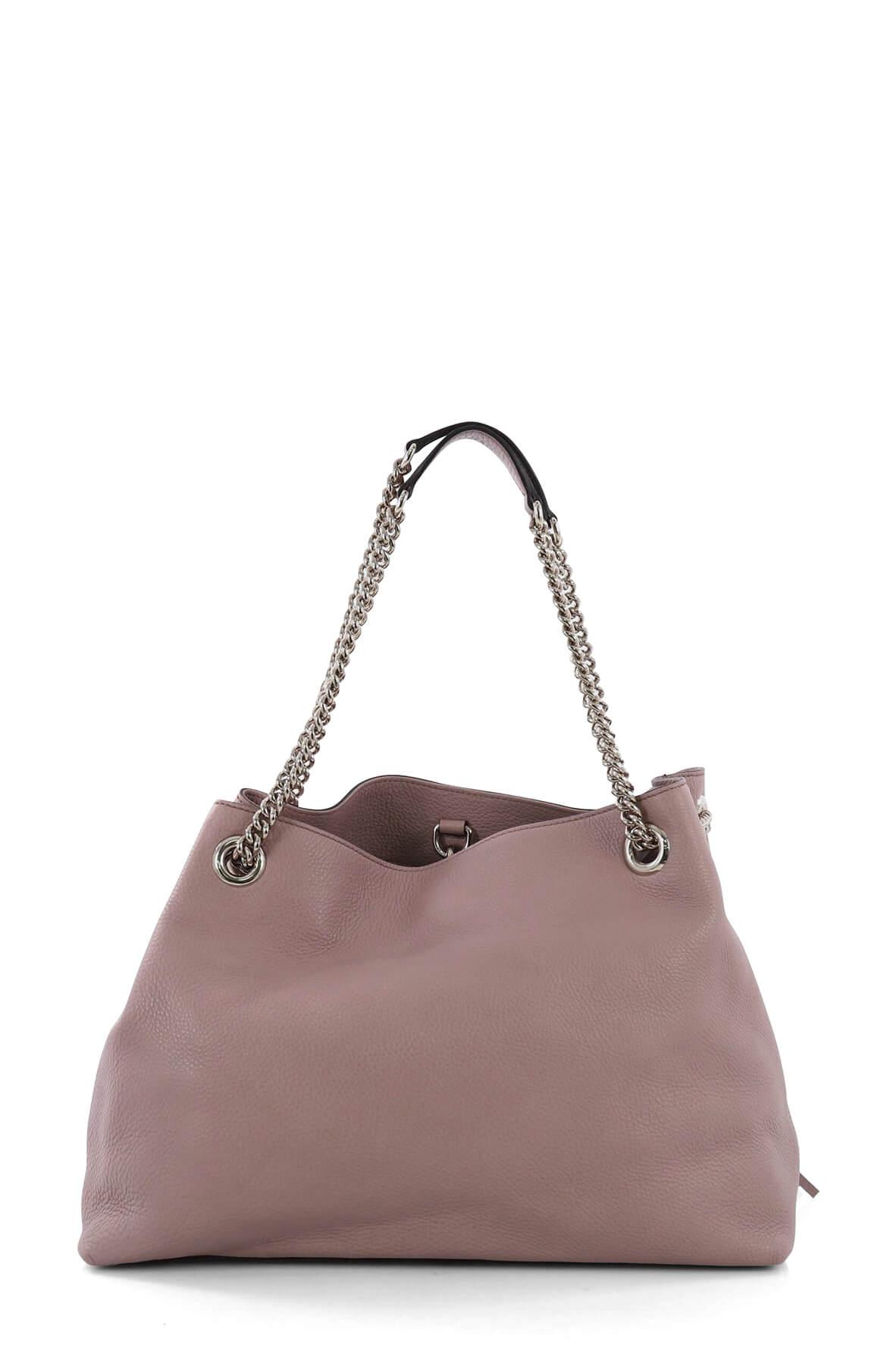 Medium Soho Chain Shoulder Bag Pale Blush