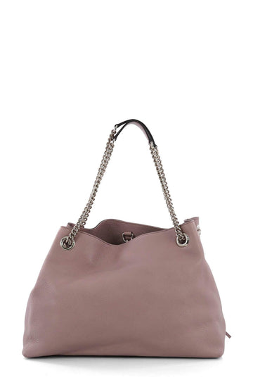 Medium Soho Chain Shoulder Bag Pale Blush